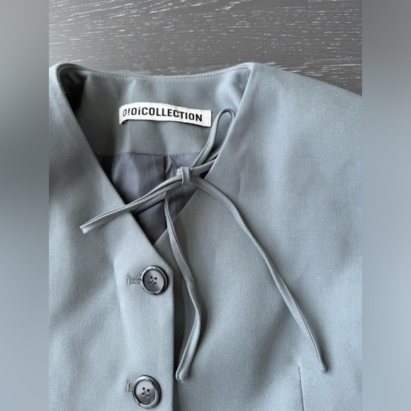 Oioi collection bow tie blazer - Picture 3 of 4